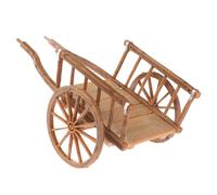 Piccola macchina da fattoria in scala 1:12 con case delle bambole mobili, accessori per scena di campagna, decorazione in miniatura, carrello della fattoria, carrello retrò, case delle bambole, mobili