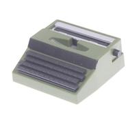 Piccola macchina da scrivere classica, decorativa, da scrivania, ideale per gli appassionati di case delle bambole e per gli amanti della storia delle bambole