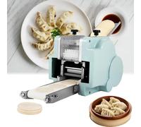Piccola macchina elettrica per pasta per ravioli, macchina elettrica per sfogliare la pasta per wonton, adatta per cucine, negozi di pasta e negozi per la colazione.