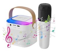 Piccola macchina per karaoke, macchina per karaoke portatile | Altoparlante con microfono wireless - Cantante familiare, altoparlante subwoofer per il canto domestico della famiglia