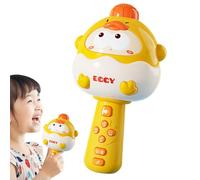 Piccola macchina per karaoke | Microfono per ragazze con macchina per karaoke wireless Cute Duck | Divertimento wireless per giovani Altoparlante karaoke portatile da esterno, di canto karaoke
