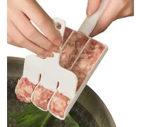 Piccola macchina per polpette - Cucchiaio sicuro per polpette di carne, riutilizzabile, con vanga da taglio, paletta portatile per gelato alimentare per fare polpette