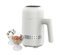 Piccola Macchina per Yogurt Congelato Elettrica con Schermo Tattile LED, Macchina per Sorbetto Gelato 300ml Senza Preraffreddamento, Macchina per Gelato Soft senza Preraffreddamento