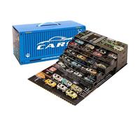 Piccola Macchinina - Giochi didattici pressofusi a tirare indietro - 48 Pezzi Auto da Corsa con Tappetino da Gioco per Bambini Ragazzi Casa Viaggio Camera da Aula Scuola Materna Soggiorno Comple