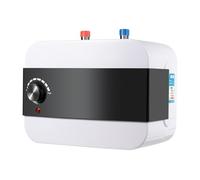 Piccola memoria senza pressione da 1500 W, caldaia da 6 l, serbatoio dell'acqua calda con pulsante di regolazione della temperatura | 30 - 65 ℃, molto compatta, piccola memoria elettrica, 8 - 15 min
