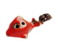 Piccola ocarina professionale con 6 fori per le dita C Tunes, facile da suonare, strumento da viaggio, realizzato a mano, in ceramica