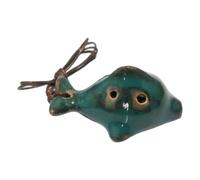 Piccola ocarina professionale con 6 fori per le dita C Tunes, facile da suonare, strumento da viaggio, realizzato a mano, in ceramica