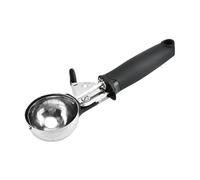 Piccola paletta per , paletta ergonomica antiscivolo in acciaio inox, cucchiaio dosatore portatile e compatto, per picnic, casa, feste all'aperto