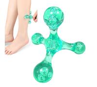 Piccola palla da massaggio portatile, strumento di massaggio multifunzionale, palla da massaggio a angoli per muscoli, schiena, collo, articolazioni, piedi, spalle, gambe,