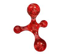 Piccola palla massaggiante - Massaggiatore portatile per il corpo, strumento di massaggio multifunzionale portatile, sfere massaggianti a quattro angoli per muscoli, schiena, collo, articolazioni,