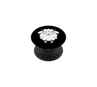Piccola pecora animali semplici e minimalisti Pecore PopSockets PopGrip Adesivo