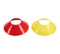 Piccola piastra con logo, bocca rotonda, marcatore, pallone da calcio, cilindro, attrezzatura per allenamento, forniture