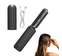 Piccola piastra per capelli, strumenti ricaricabili per lisciare e pettinare, spazzola lisciante senza fili, per donne, ragazze, uomini, casa, viaggi, viaggi d'affari, viaggi quotidiani e ufficio