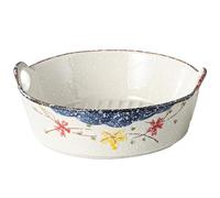 Piccola pirofila in ceramica, con manici in ceramica, piccolo forno per lasagne, tiramisù, stampo da forno