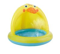 Piccola Piscina Gonfiabile - Piscina Gonfiabile Con Spruzzatore E Tettuccio,Vasca Gioco d'Acqua Design Papera | Per Piccoli Animali, Ragazzi E Ragazze, Giardino, Spiaggia, Mare, Interno, Bagno