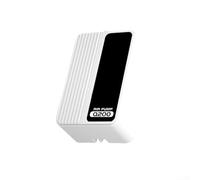 Piccola pompa di ossigeno per acquari con assorbimento delle vibrazioni, guscio insonorizzato, flusso d'aria regolabile e piedini antiurto progettati per uso domestico in acquario (2,3 W)