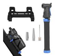 Piccola Pompa per Bicicletta,Gonfiatore portatile per Ciclismo | Gonfiatore manuale per MTB Trotinette Escursionismo Campeggio Trasporto Giornaliero Gonfiaggio Basket