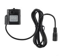 Piccola pompa sommergibile da 12 V CC, per laghetto, fontana, silenziosa, 200 l/h, pompa subacquea a energia solare, silenziosa, < 35 dB, per acquari e giardini, CC 12 V, altezza testa 1,5 m (CC 22 V