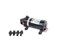 Piccola pompa sommergibile regolabile AC 110 V 220 V Water Booster Fontana Pompa a membrana ad alta pressione Pompa a membrana autoadescante alternativo Yacht Acquario Accessori filtro (DP120S-110V)