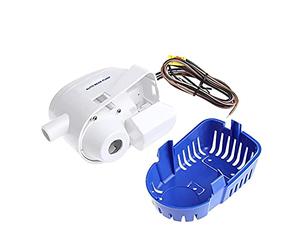 Piccola pompa sommergibile regolabile Acqua marina completamente automatica elettrica con accessori for interruttori a galleggiante Pompa di sentina a motore Sommergibile Barca da pesca Casa galleggia