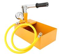 Piccola pompa sommergibile regolabile in alluminio 2.5MPa Pompa di prova di pressione 25KG Tester per acqua Macchina idraulica manuale con tubo flessibile G1/2 pollici