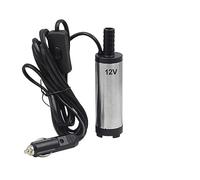 Piccola pompa sommergibile regolabile Pompa sommergibile elettrica portatile DC 12V Mini for di olio acqua carburante trasferimento guscio in acciaio inossidabile 30 l/min(D38mm)