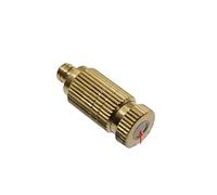 Piccola pompa sommergibile regolabile Umidificatore Industriale Ugelli Irrigazione Giardino Raccordo di Raffreddamento 0.1-0.7mm Nebbia Raffreddamento Atomizzatore Spruzzatori 3/16 Filettatura Maschio