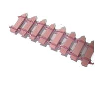 Piccola recinzione in legno da 10 pezzi Per Giardini Fatto A Mano | Micro paesaggio mini ornamenti recinzione giardinaggio attrezzature paesaggistiche(Pink)