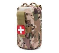 Piccola sacca aidica a netta Bag tattico per trauma da molle sacca Libin EMT IFAK MEDICA BASS (Camuffare)