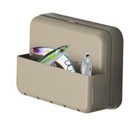 Piccola scatola per attrezzatura da, con gancio laterale per canna da, per acqua e salata, da viaggio, barca, per pescatori all'aperto