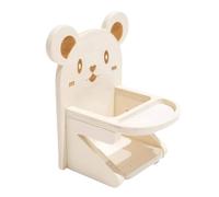 Piccola sedia per animali, sedia scoiattolo per albero, sedia da pranzo giocattolo per piccoli animali - sedia da pranzo in legno fatta a mano, decorazione habitat di criceto, con