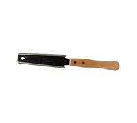 Piccola sega a mano giapponese per lavorazione del legno fine, sega a filo a doppio taglio con manico in legno antiscivolo, lama in acciaio SK5