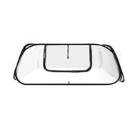 Piccola serra | Protettore portatile con porta | 45x 21,6 pollici di acceleratore di fiori | Per il giardinaggio floreale di verdure da giardino esterno in giardino esterno Balcone del patio