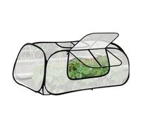 Piccola serra - Protezione per piante compatta e portatile, tenda trasparente con porta a cerniera, acceleratore di crescita dei fiori per piantine, copertura per tutto il giardinaggio, mini serra per