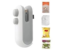 Piccola Sigillatrice a Calore, Sigillatrice Termica 2 In 1 Per Alimenti, Strumento per Richiusura con Regolazione Temperatura per Cucina Scuola Viaggio Dormitorio Ufficio Campeggio Granaglie, Per Snac