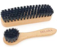 Piccola Spazzola per Le Scarpe Con Setole Naturali E Spazzola per La Crema. Comp