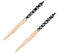 Piccola spazzola rotonda per acconciature, mini pettine a rullo per parrucchieri, spazzola leggera per capelli sottili, capelli corti, frangia, barba, arricciatura e sollevamento