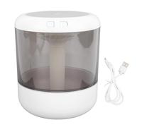 Piccola stanza umidificatore USB alimentato da 1.2L Capacità di grande volume di nebbia grande diffusore aromaterapico con luce notturna per la camera da letto di casa bianca