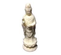 Piccola Statua del Buddha Kuanyin - Buddha Femmina Bianco per la Decorazione di casa e Ufficio contemplazione