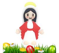 Piccola statua della Vergine Maria, statua della Vergine Maria | Artigianato per sculture religiose - Ornamento della statua dell'ufficio per la decorazione dell'ufficio, artigianato di scultura in