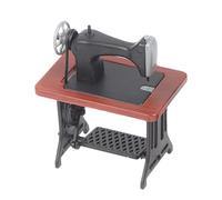 Piccola statua di una macchina da cucire | Decorazione da tavolo per macchina da cucire mondo delle bambole | Scala 1 24 giochi di ruolo oggetti interni e oggetti di scena | per soggiorno, studio