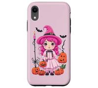 Piccola strega rosa di Halloween Custodia per iPhone XR