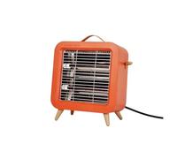 Piccola Stufa Elettrica Al Quarzo Luce Rossa Sole Battiscopa Linea Da Forno Mini Termoventilatore Tavolo For Uso Domestico Scaldabagno Energia Silenziosa(550W Orange)