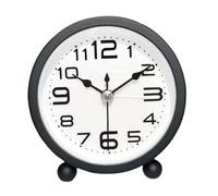 Piccola sveglia a batteria, sveglia con numeri grandi, sveglia senza ticchettio, sveglia dal design semplice, sveglia semplice con numeri grandi e senza ticchettio per un sonno tranquillo