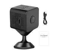Piccola telecamera wireless | Telecamera wireless per interni per la sicurezza domestica | Registratore ricaricabile Nanny Cam Piccoli accessori di sicurezza per interni ed esterni, viaggi, camera da