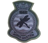 Piccola toppa ricamata 845 Naval Air Squadron Subdued - MOD LICENSED