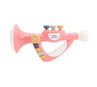Piccola tromba giocattolo per bambini Prima educazione Giocattolo musicale elettronico Sviluppo potenziale musicale Corno da soffio Strumenti musicali per bambini Gioco e (Rosa)