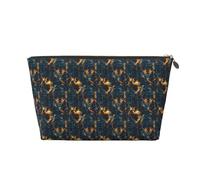 Piccola trousse da viaggio organizer - Cyber Tiger Print Borsa da viaggio in pelle da viaggio per donne e uomini, organizer per borsa con cerniera