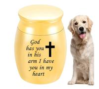 Piccola urna di souvenir - vaso di cenere per animali domestici umani, vaso funerario portatile in acciaio inossidabile | souvenir urna per cenere in legno unico, Se référer au