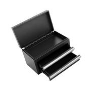 Piccola valigetta portatile per attrezzi, contenitore realizzato in metallo antiruggine con partizioni regolabili, scatola porta attrezzi densa con divisori